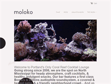 Tablet Screenshot of molokopdx.com